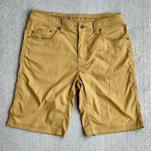 Prana Men's stretch shorts size 34 waist 11 inch inseam